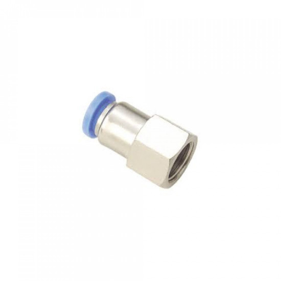 PUSH TO CONNECTOR FEMALE STRAIGHT 1/4′′ THREAD FOR AIRCOMPRESSOR